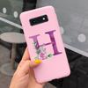 Cute Letters Cover For Samsung Galaxy S10 Plus Case S10 S10e Soft Silicone Phone Back Case For Samsung S10 S10e S10+ Cover Coque