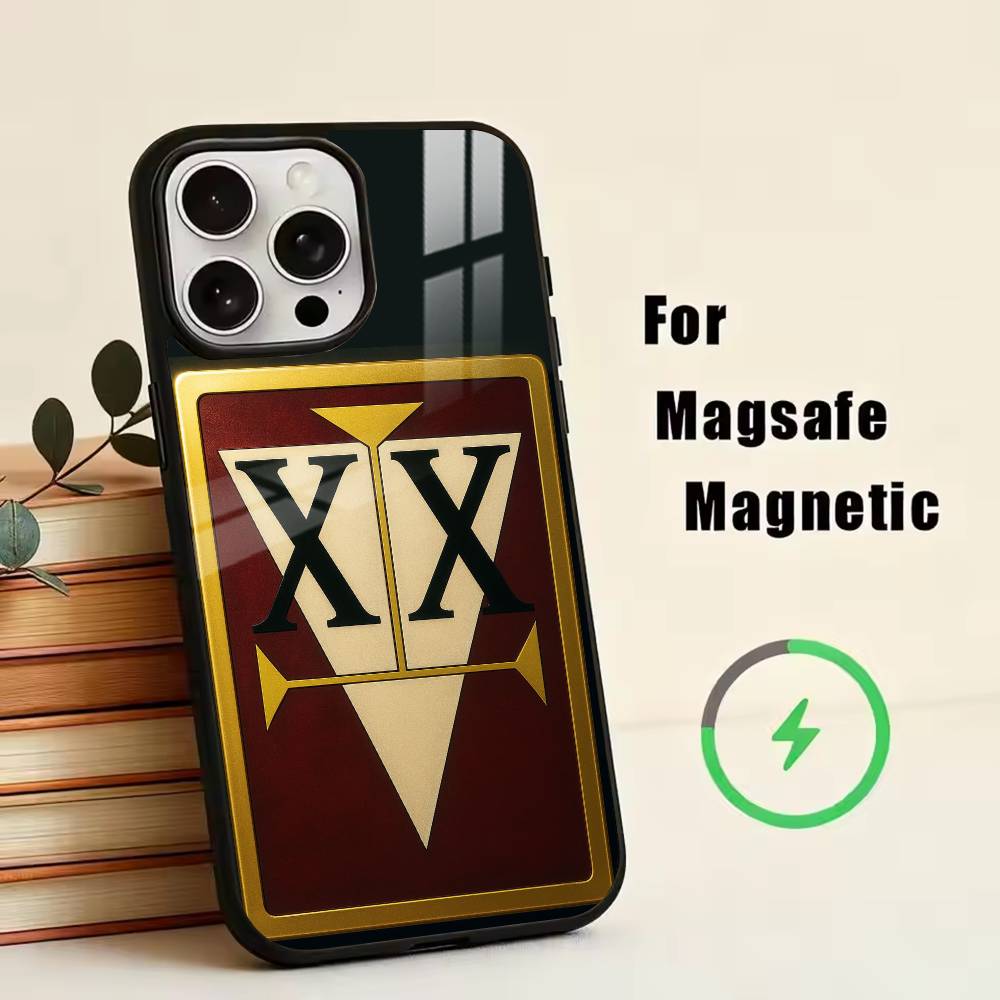 כיסוי טלפון רישיון האנטר X ל-iPhone17,16,15,14,13,12,11 פלוס, פרו מגנטי למגסייף טעינה אלחוטית