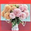 Faux Silk Flower Bouquet For Wedding Decor With Realistic Design For Home And Photography Use
