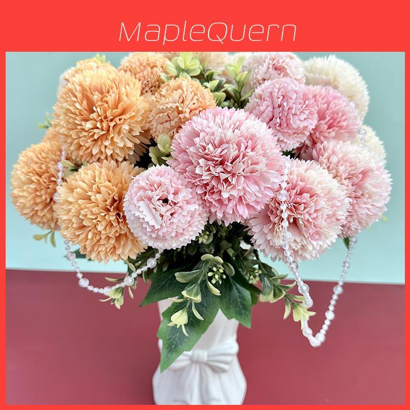 Faux Silk Flower Bouquet For Wedding Decor With Realistic Design For Home And Photography Use