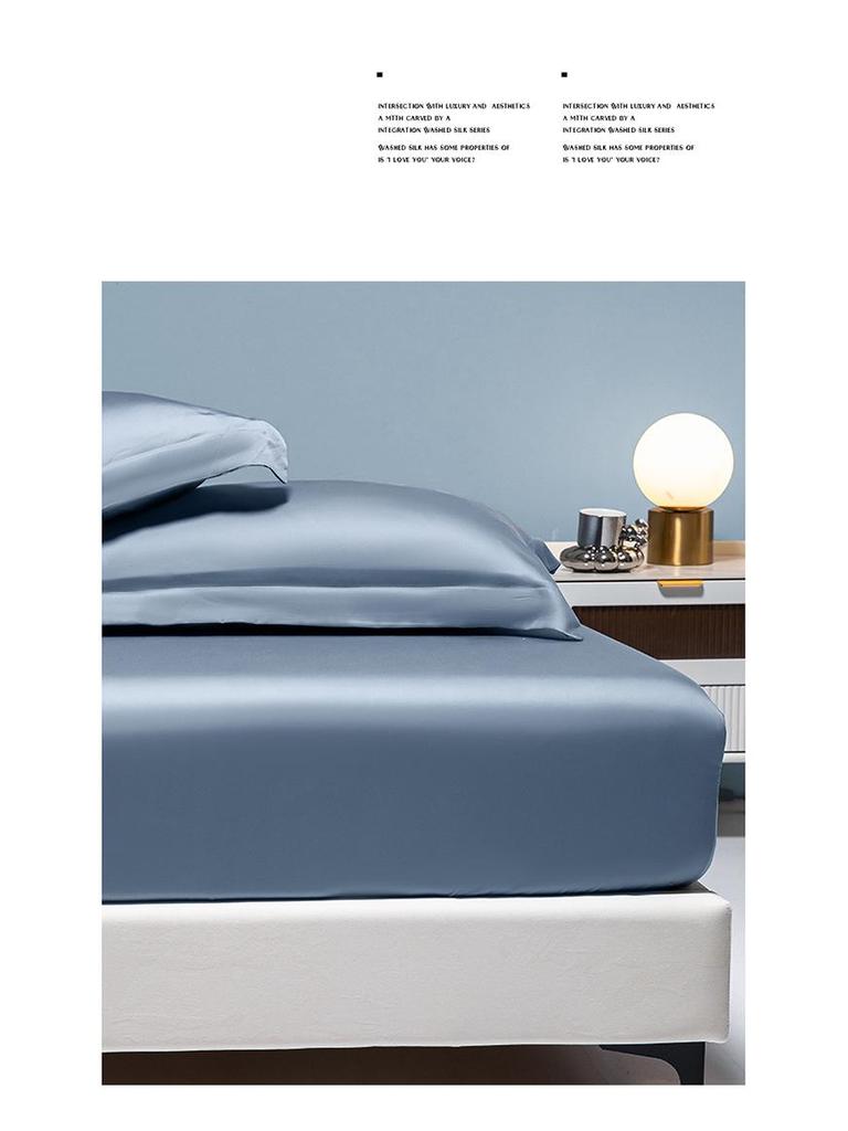 Four Seasons Tencel Fitted Sheet: Breathable, Cooling Nude Mattress Protector for Single/Double Beds.