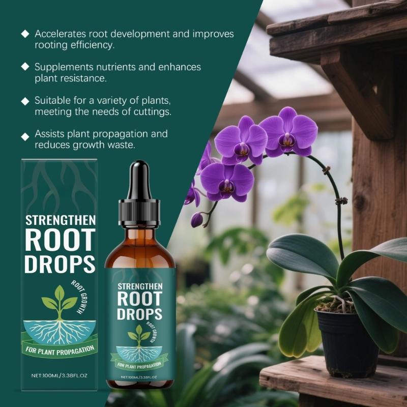Plant Nutrient Liquid for Root Care Routines, Single Bottle Propagation Solution for Indoor Potted Care and Balcony Gardening Use Tasks