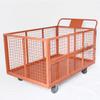 Heavy-Duty Foldable Warehouse Cart with Fence