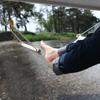 Přenosná houpací síť na nohy Lazy Ležérní Stůl Odpočinek Nohy Položte nohy Houpačka Opěrka nohou Venkovní odpočinek Kancelářské stoly Volný čas Domů Zahrada Kempování