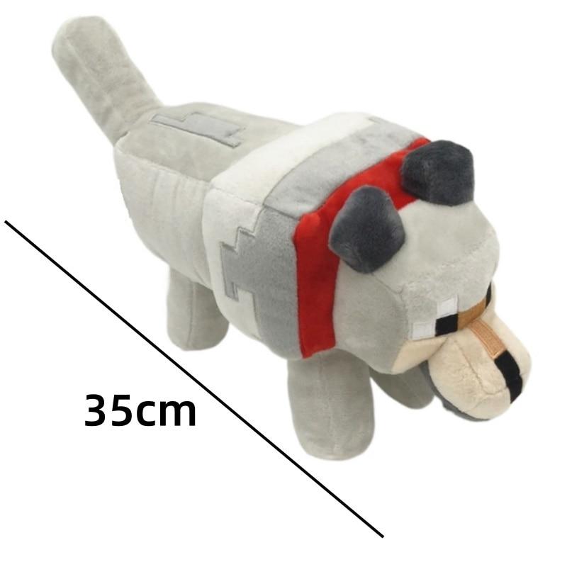 Minecraft Dog Plush Toy 35x22cm Multicolor Soft Cuddly Official Licensed Kids Companion
