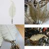 Elegant Clip On Feather Glitter Baubles For Stunning Christmas Tree Decor