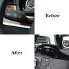 For BMW 1 3 5 6 7 Series GT F30 F35 F20 F21 F10 F11 F07 F01 F02 Gloss Black Car Turn Signal Windshield Wiper Lever Switch Cover