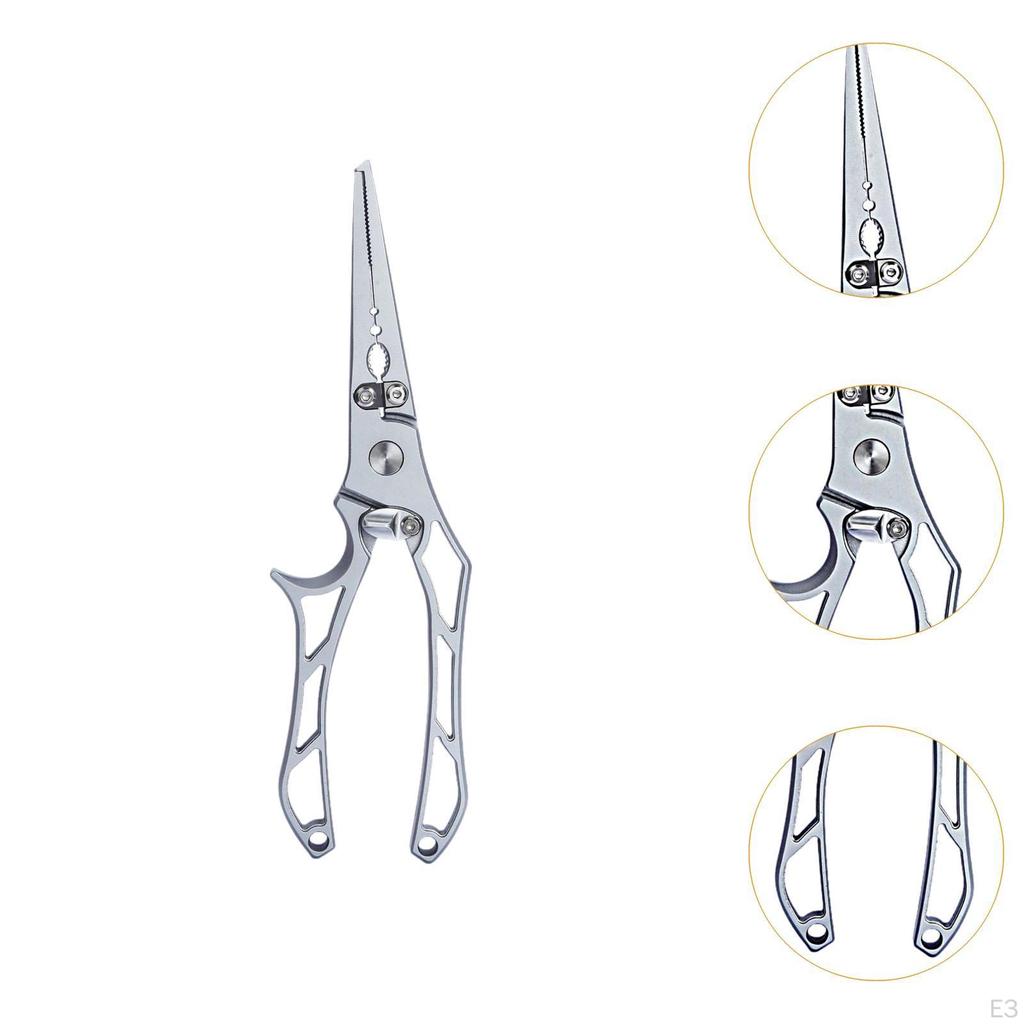 Fishing Pliers Fish Gripper Lightweight Split Ring Opener Fisherman Professional