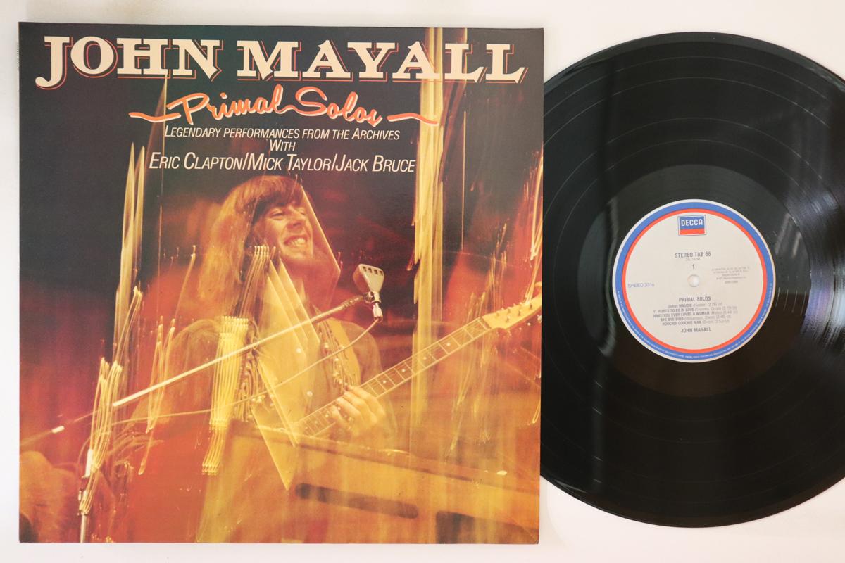 

LP Record JOHN MAYALL - Primal Solos ZAL14793 DECCA 1983 Europe Rock Used