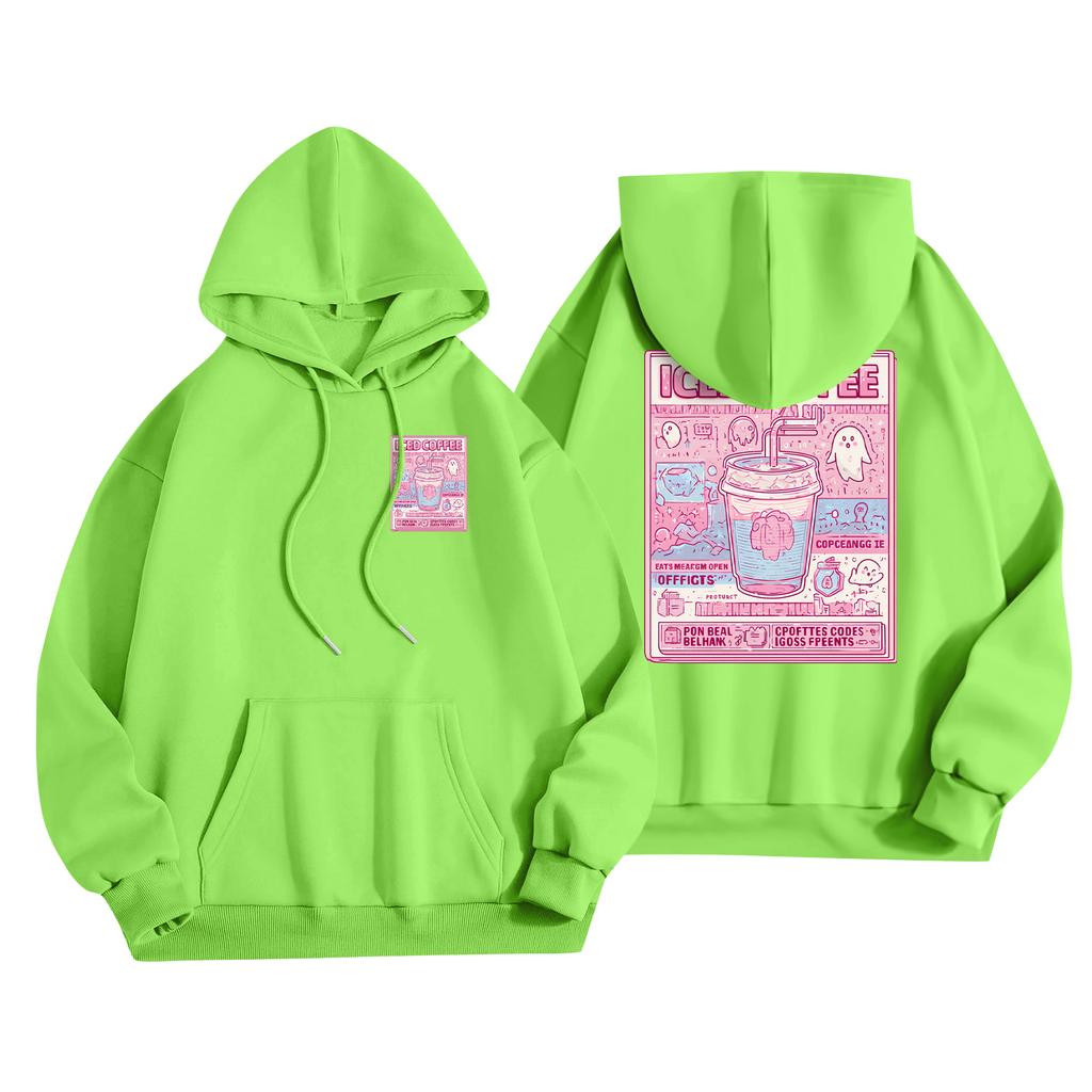 Children's Casual Fashion Halloween Print Long-Sleeved Hooded Sweatshirt
