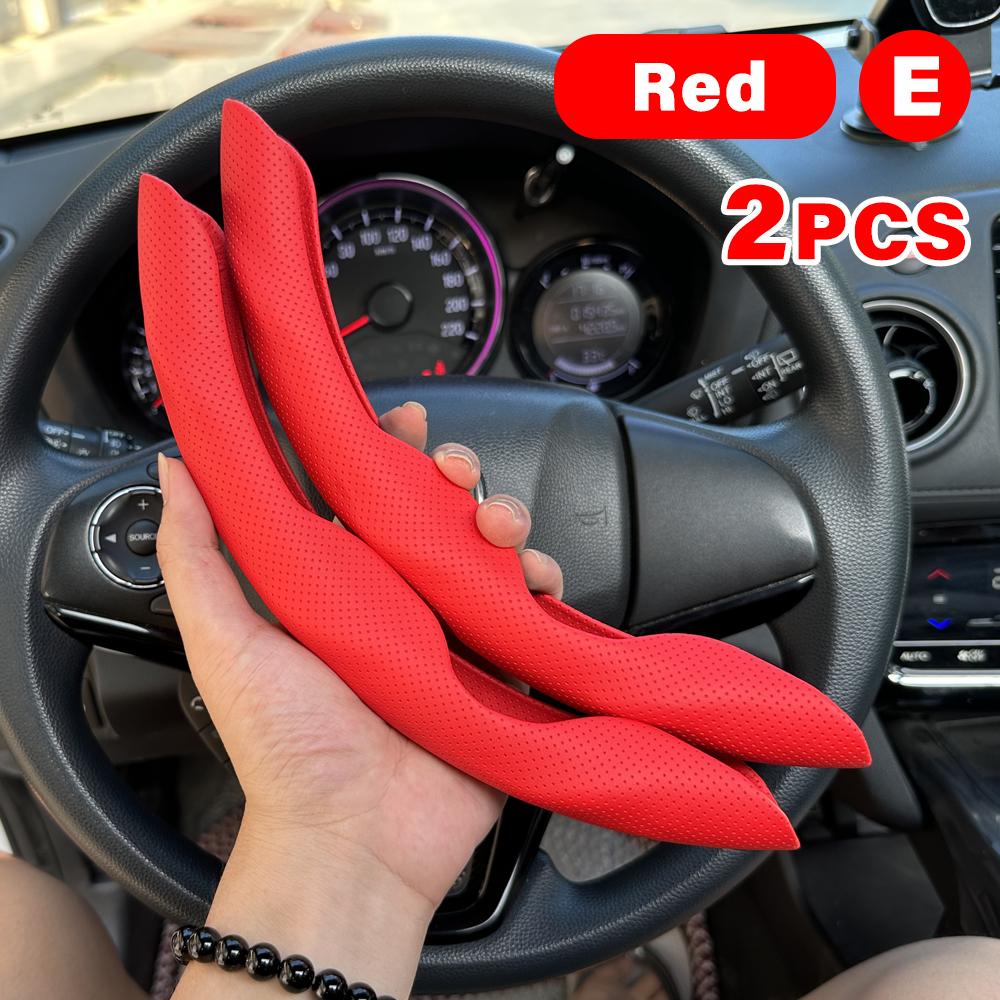 

38см Чехлы на руль автомобиля Бустер Микрофибра Кожа Автомобильные Декоративные Аксессуары для Интерьера Универсальный Под Вид Углеродного Волокна