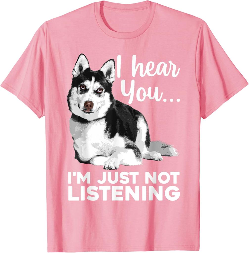 Funny Husky Dog Art for Men Women Kids Siberian Husky Lover TShirt Husky Lover Graphic Tee