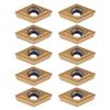 10pcs CNC Carbide Tips Inserts Blade Cutter Lathe Turning Tool With Box