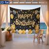 Party Backdrop Happy Birthday Birthday Photo Booth Background Front Door Decor