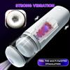 Wearable Male Automatic Masturbator Telescopic Sucking Machine Vibrator Masturbation Cup Blowjob Real Pussy Oral Sex Toy For Men