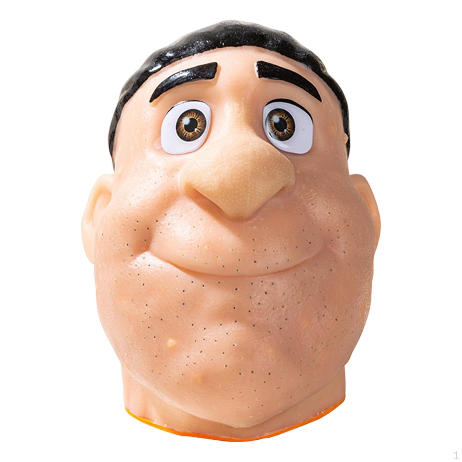 

Toy Head Shaped Zit Picking Toys Funny Stuff Realistic Lightweight Facial Pimplee Cleaning Blackheads