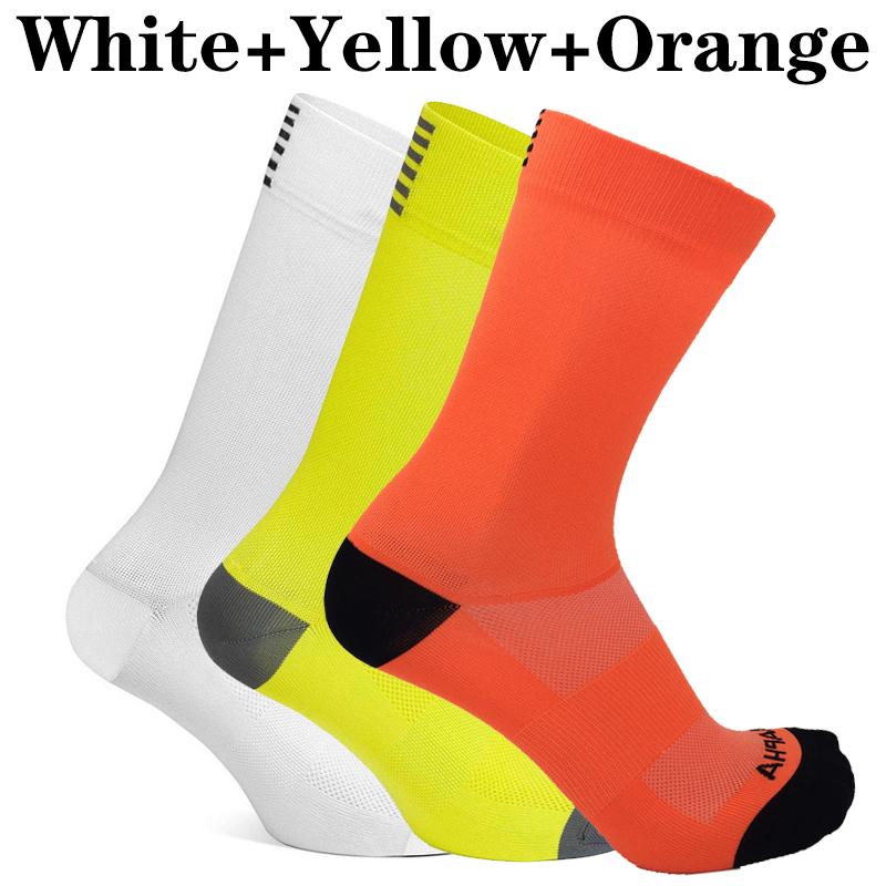 3 Pairs Men Cycling Socks Sports High Quality Breathable Road Bicycle Socks Men Women Outdoor Gym Running Racing Cycling Socks