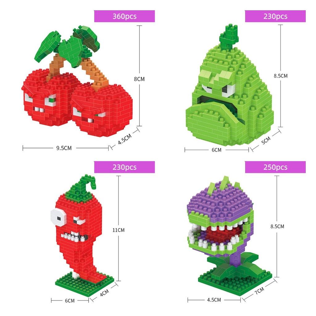 Plant Vs. Zombies Building Toy Color Box Packaging