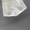 2025 Women's White High-Waist A-Line Suit Shorts - Casual, Slimming, Versatile Wide-Leg Pants for Summer
