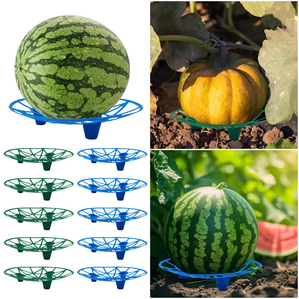 10Pcs Watermelon Cradle Anti-Corrosion Fruit Vegetables Plant Tray Watermelon Protective Holder for Melon Pumpkins Melons Squash