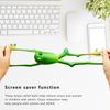 Tricky Decompress Frog Toy Simulation Frog Model Soft Rubber Fake Frog Sensory Game Excellent Gift for Children Funny Mischief
