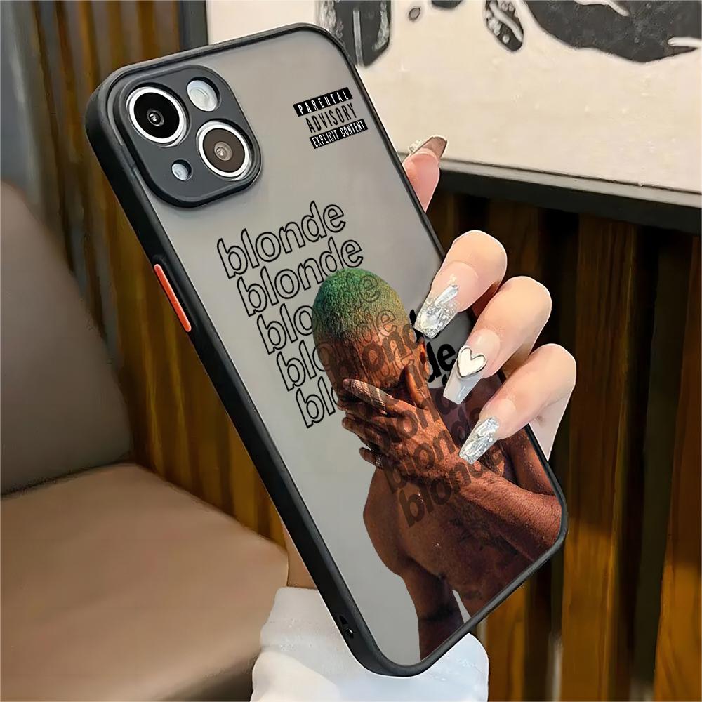Singer Frank Blonde Oceans Hot Phone Case For iPhone 16e 16 15 14 13 12 11 Mini Pro Max XR XSMax 7 8 6 6s Plus Matte Clear Back
