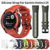 26MM Strap for Garmin Instinct 2X Solar Silicone Band for Instinct 2X Solar Tactical Edition Replacement Wristband