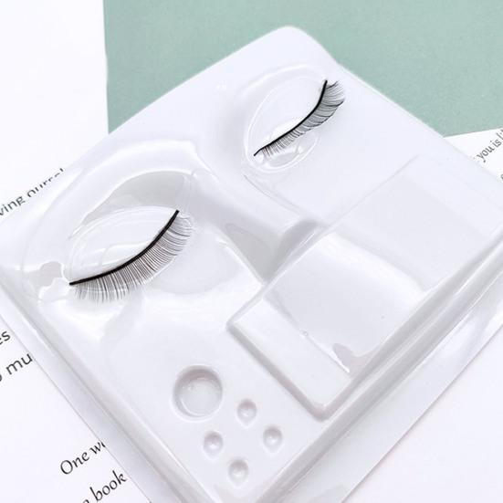 Grafting Eyelash Head Model Simulated Glue Tank Design Three-dimensional Practice Eyelash Extension Mannequin Head Beginner Supply