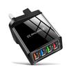 Colorful 4 Usb Phone Charger 3a Tablet Travel Charger Eu Plug Charging Head