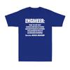 Engineer Tshirt Funny Engineer Noun Gift For Engineer Engineering Unisexs Tshirt
