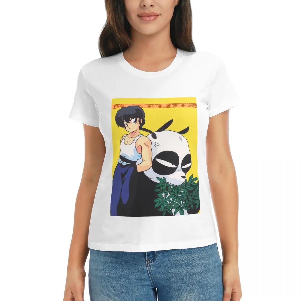 

Women TShirt Ranma 12 Saotome Pig Girls Summer Short Sleeve Tees Crew Neck Cotton T Shirts Clothes Tops Streetwear S