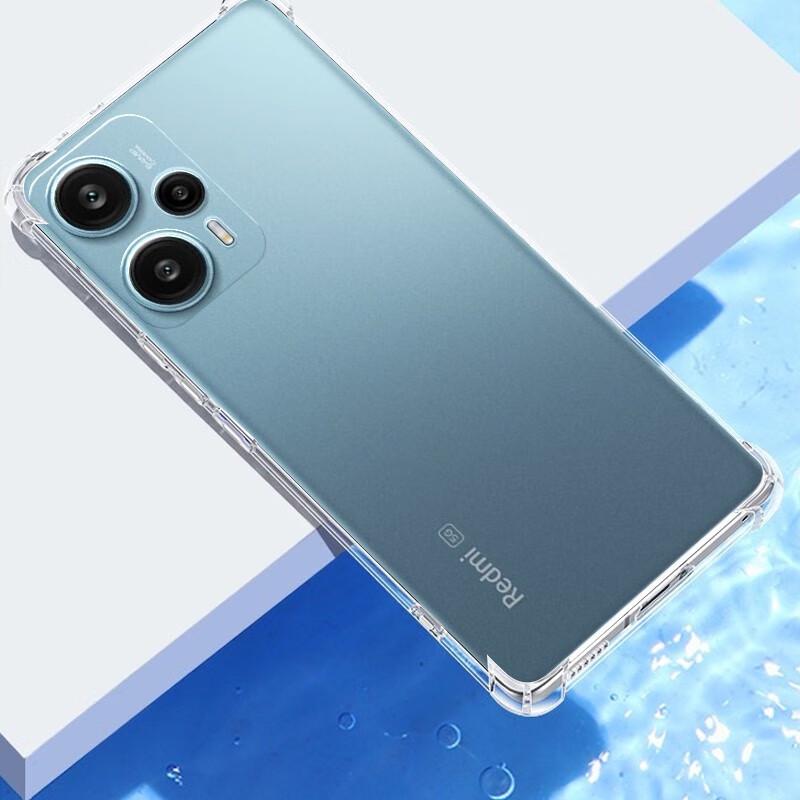 

Совместимый чехол для телефона Redmi Note с подушкой безопасности, прозрачный (Примечание 15/14/13/12/11/10/9/8/7/6/Pro/+)