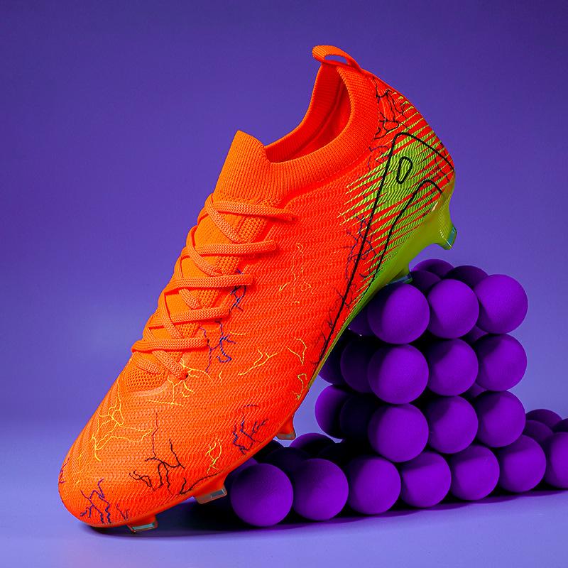 New outdoor football shoes male and female teenagers AG spikes adult lawn training shoes sports shoes