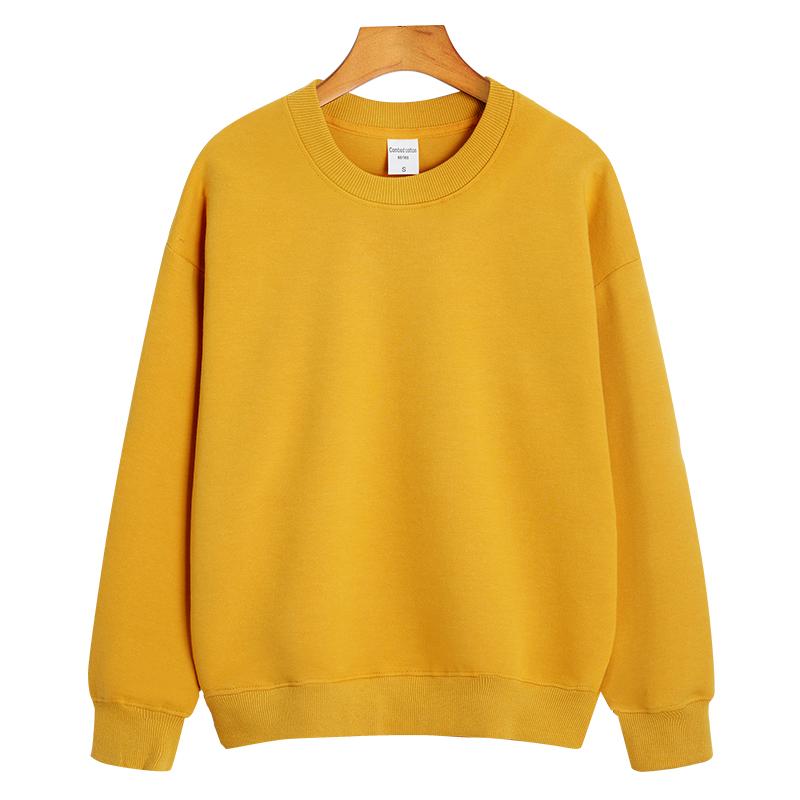 

Уличная одежда унисекс, толстовки, осенне-весенний пуловер с круглым вырезом, двусторонняя хлопковая верхняя одежда с длинными рукавами M
