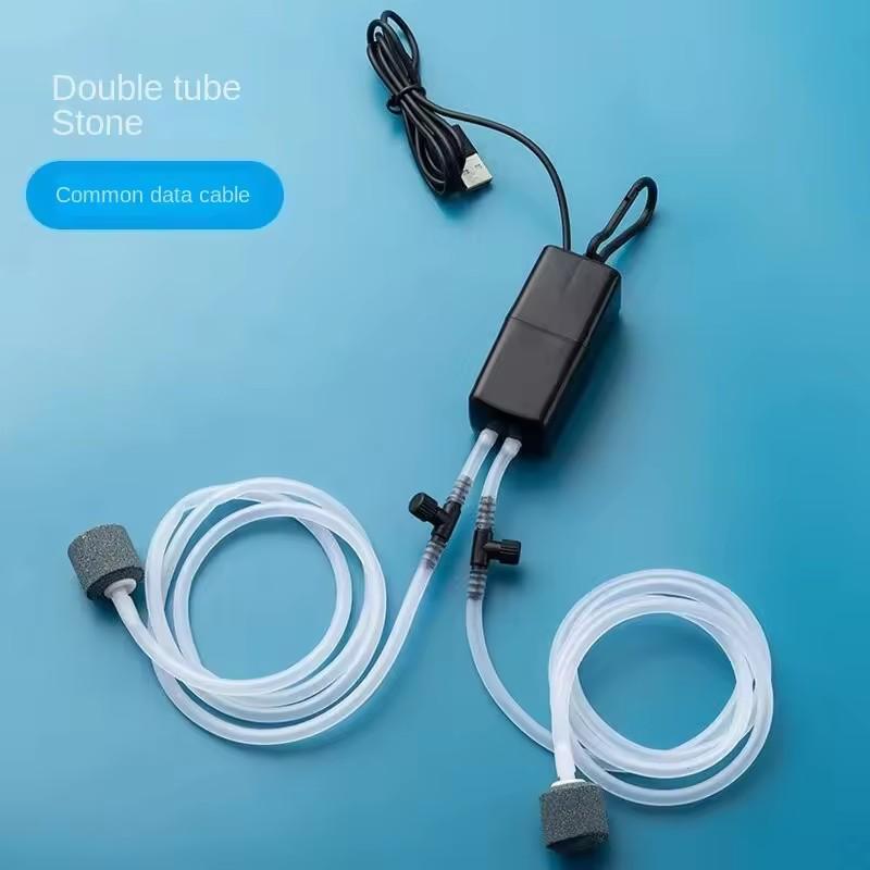 USB Aquarium Luftpumpe Ultra Leise Mini Tragbar Sauerstoff Belüfter Für Zuhause Fischbecken Auto Angeln Kleine Sauerstoffpumpe Stabiler Luftstrom