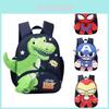 Mochila Infantil Fofa de Dinossauro Homem-Aranha para Meninos e Meninas Pré-Escola