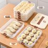 Dumpling & Wonton Freezer Storage Box: Moisture-Proof & Fresh-Keeping for Vegetables & Pastries