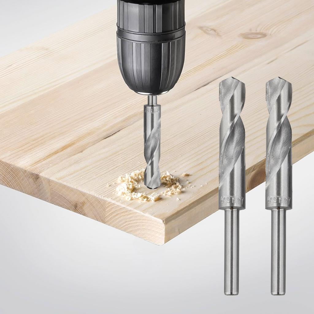 High Speed Steel Bit Reduced Shank Bit Medium Tensile Strength Bore Machining Drill Bit Chuck 15mm For Home Improvement