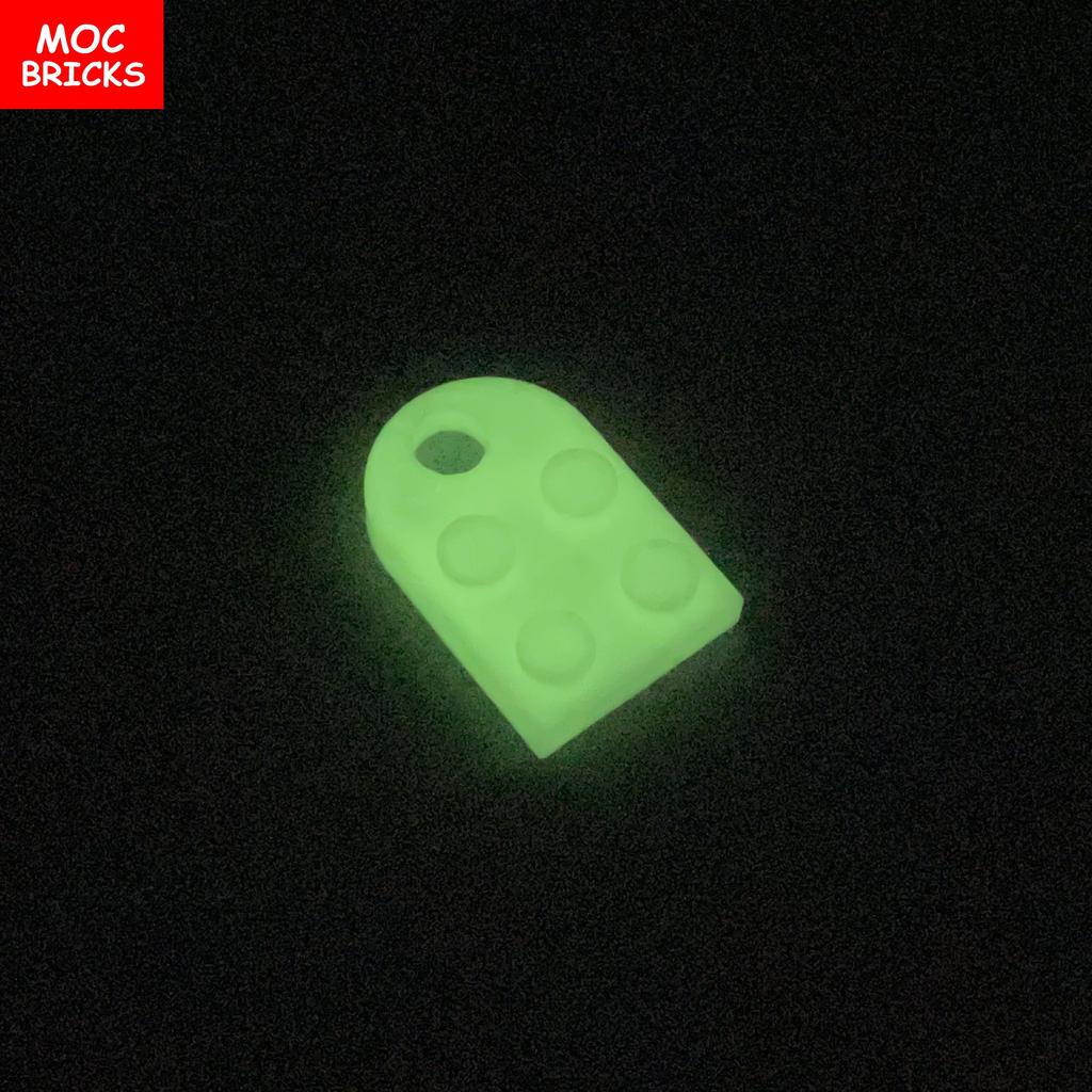 Non-Toxic 100Pcs Moc Bricks Plate 2X3 Modified With Hole 3176 Coupling Assemble Particles Model Educational Toy Gift For Children