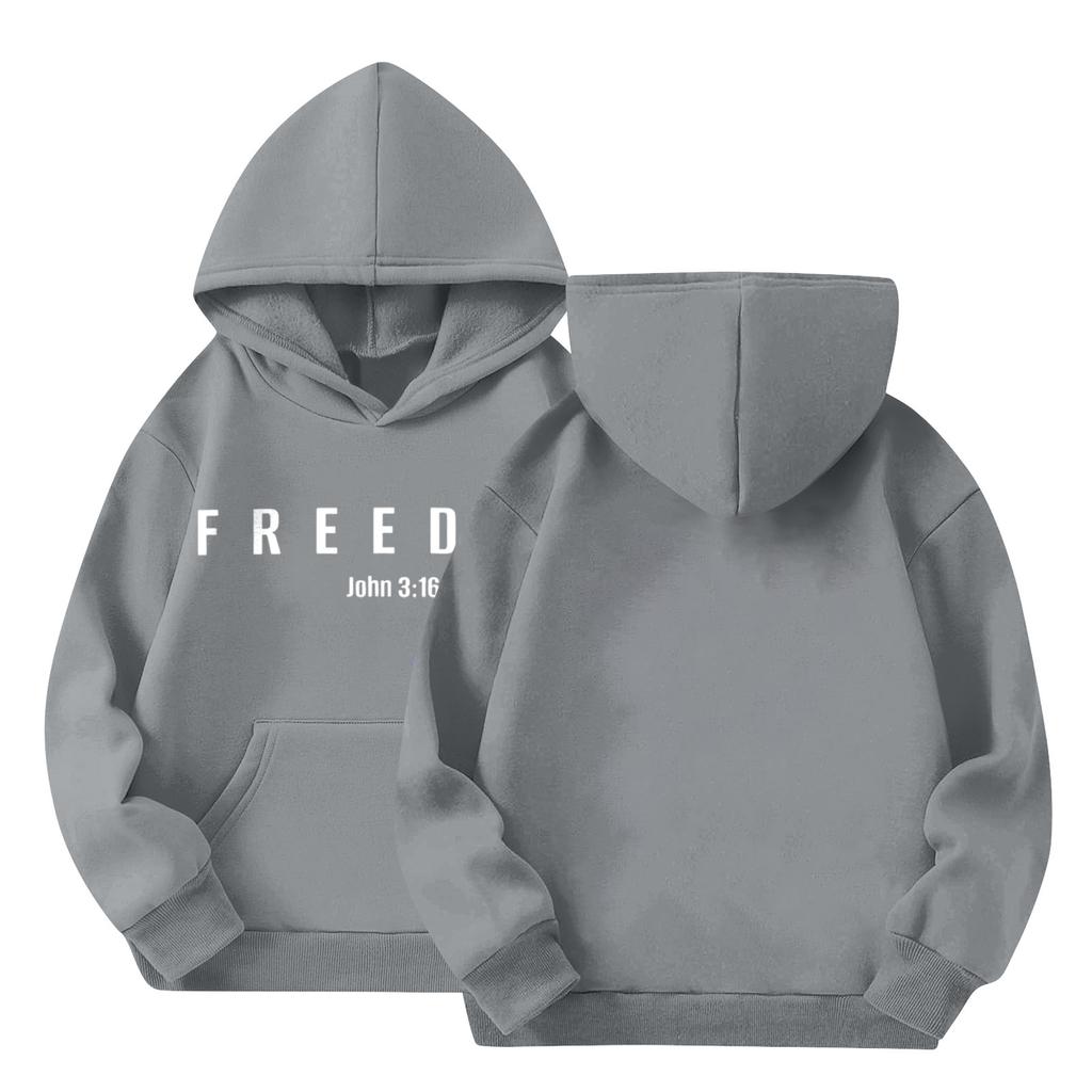 Cute Hoodies For Teen Children Trendy Preppy Hooded Sweatshirts Oversized Long Sleeve Shirts Clothes For Children