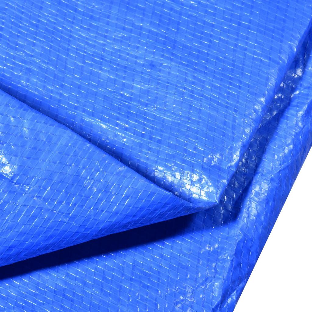 Ground Cloth Swimming Pool Cover Cloth Durable PE Swimming Pool Tarpaulin Easy To Store Multi-Purpose Rectangular Pool Ground
