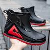 Fashion Couple rain boots outdoor non-slip fashion short rain boots non-slip work shoes garden rain boots men's fishing shoes