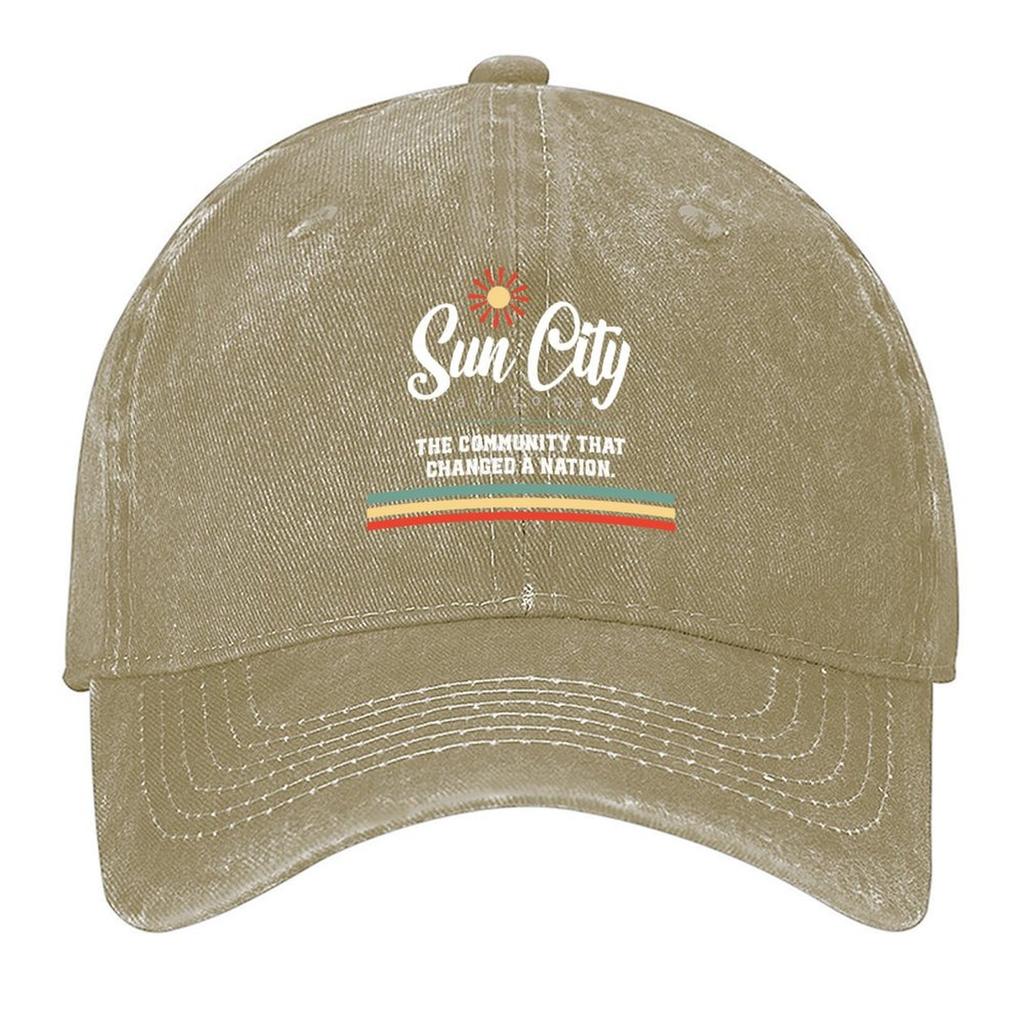 Sun City - The Community That Changed A Nation Baseball Cap Funny Hats Men's Big Size Hat Golf Hat Caps Male Women's