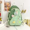 Contrast Backpack Backpack Large Capacity Junior High School Student Schoolbag