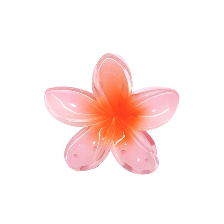 Frangipani Flower Hair Clip for Women’s Half-Tie Hairstyles