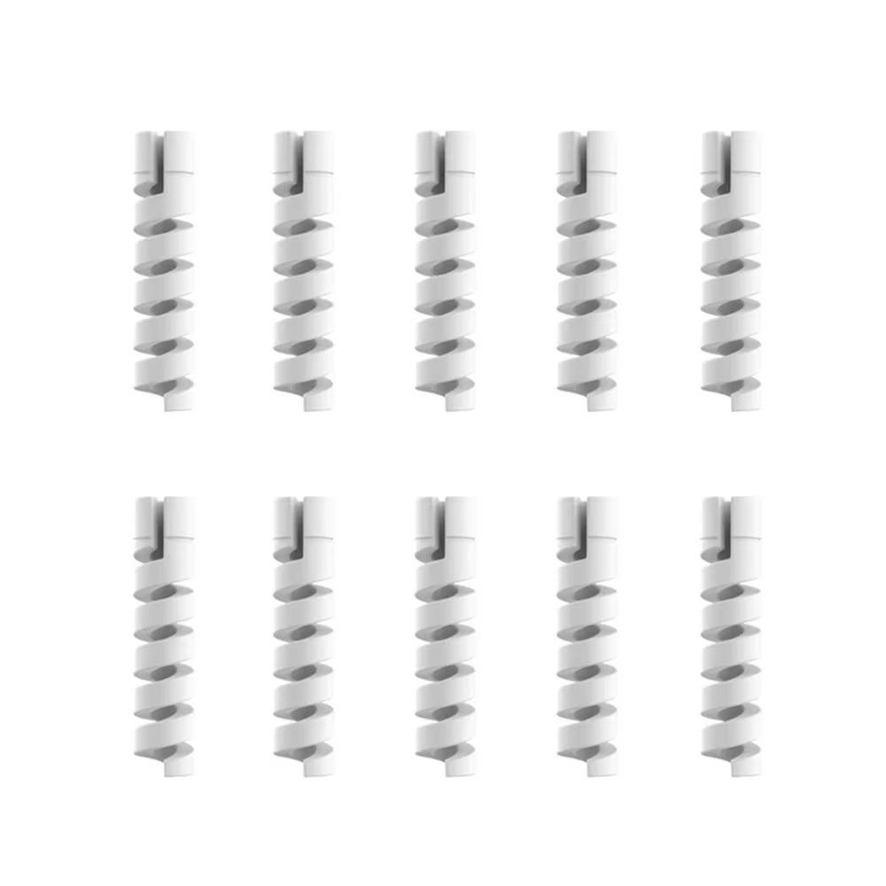 TPR Spiral Cable Winder Anti Break USB Cable Protector Charge Cable Sleeve For Earphone Wire