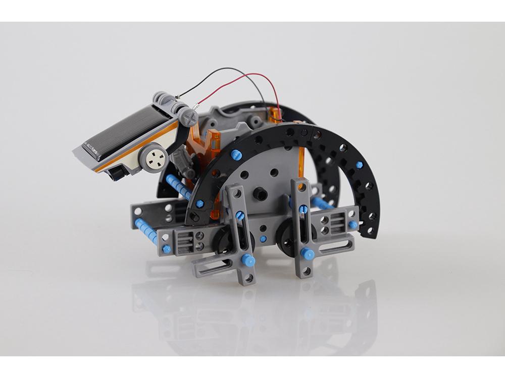 13-in-1 DIY Solar & Battery-Powered Robot Car Toy