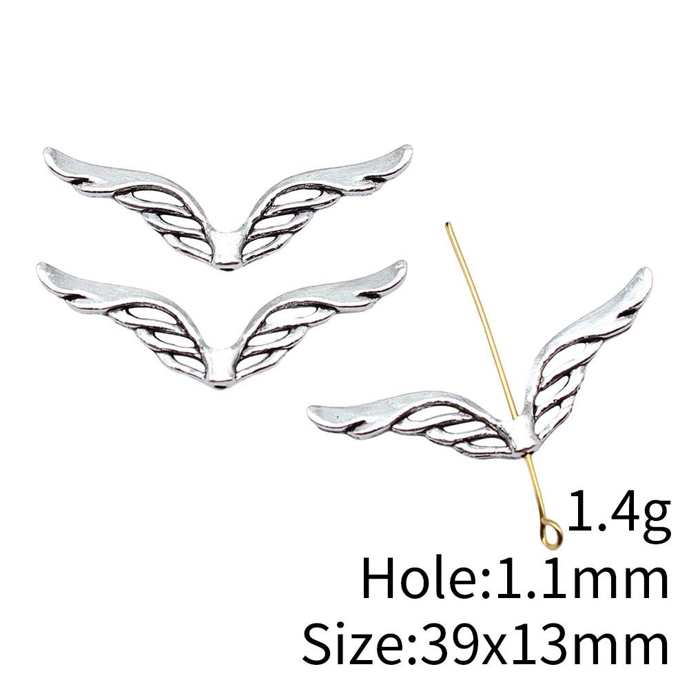 Beads To Make Jewelry Accessories Jewelry Love Wing Small Hole Beads Spacer Accessories Parts Bracelet Beads Accessories