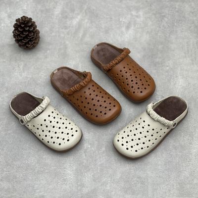 New Single-shoe Flip-top Breathable and Hollowed-out Women's Shoes Crocs