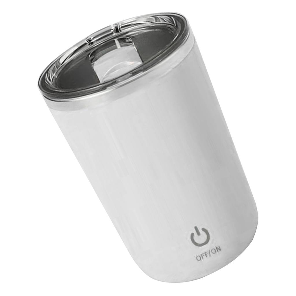 350mL Automatic Magnetic Stirring Cup Washable Stirring Coffee Mug with Stainless Steel Inner Liner for Milk